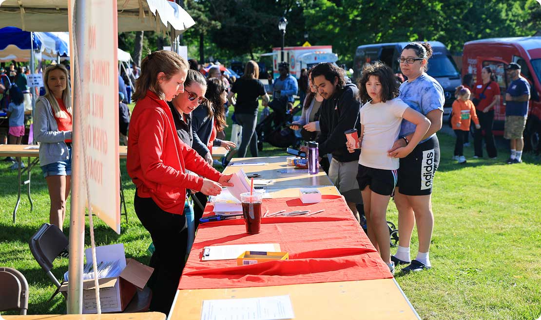 RedShirts hosting an event